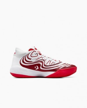 Converse All Star BB Shift CX Men Basketball Shoes White / Red / White USA | C-57249139