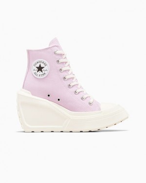 Converse Chuck 70 De Luxe Wedge Women Sneakers Purple / Black USA | C-10859749
