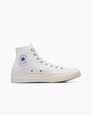Converse Chuck 70 Leather Men Sneakers White USA | C-49276819