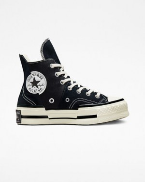 Converse Chuck 70 Plus Women Sneakers Black USA | C-64209539