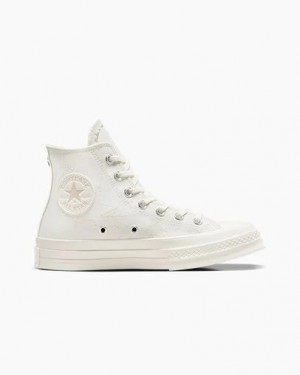 Converse Chuck 70 Stars Men Sneakers White / Beige USA | C-94860719