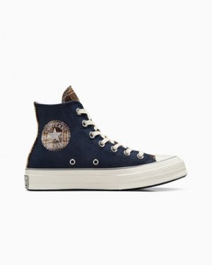 Converse Chuck 70 Women Canvas Shoes Navy / Grey USA | C-14025389