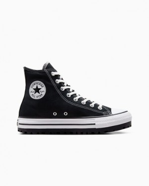 Converse Chuck Taylor All Star City Trek Women Sneakers Black / White USA | C-93207549