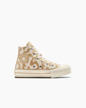 Converse Chuck Taylor All Star EVA Lift Leopard Kids' Sneakers Multicolor USA | C-37549609