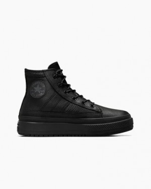 Converse Chuck Taylor All Star Equip Waterproof Men Boots Black / Dark Grey USA | C-28317609