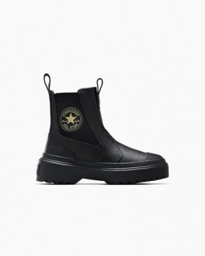 Converse Chuck Taylor All Star Lugged Kids' Boots Black USA | C-63107549