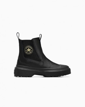 Converse Chuck Taylor All Star Lugged Kids' Boots Black USA | C-78264909