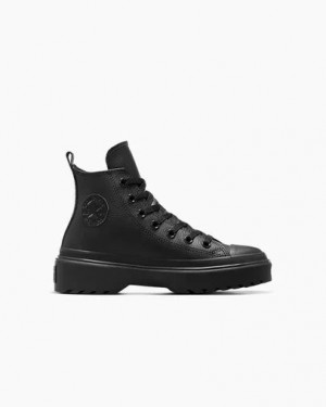 Converse Chuck Taylor All Star Lugged Lift Kids' Platform Shoes Black USA | C-87026939