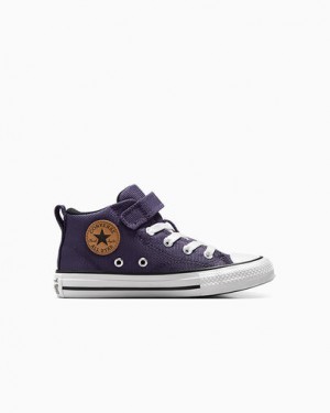 Converse Chuck Taylor All Star Malden Street Kids' Canvas Shoes Grey Purple / White USA | C-43908679