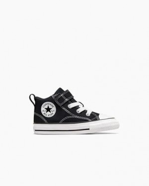 Converse Chuck Taylor All Star Malden Street Kids' Boots Black / White USA | C-67183409