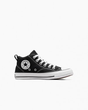 Converse Chuck Taylor All Star Malden Street Kids' Boots Black / White USA | C-21873659