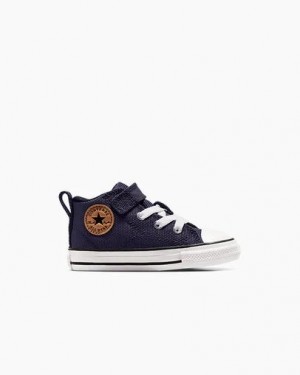 Converse Chuck Taylor All Star Malden Street Kids' Canvas Shoes Grey Purple / White USA | C-98125349