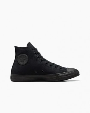 Converse Chuck Taylor All Star Men Canvas Shoes Black USA | C-76509139
