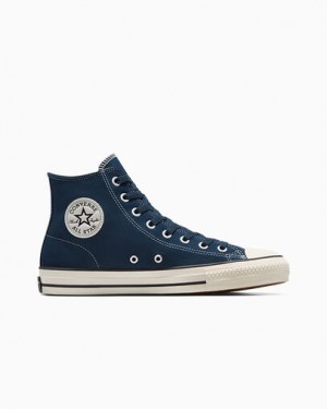 Converse Chuck Taylor All Star Pro Suede Women Skate Shoes Navy / Black USA | C-82973019