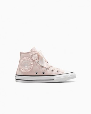 Converse Chuck Taylor All Star Ruffles & Bows Easy-On Kids' Sneakers Pink / White USA | C-85392419