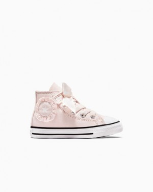 Converse Chuck Taylor All Star Ruffles & Bows Easy-On Kids' Sneakers Pink / White USA | C-78152039