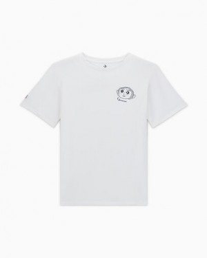 Converse Converse x Coraline Women T Shirts White USA | C-26845709