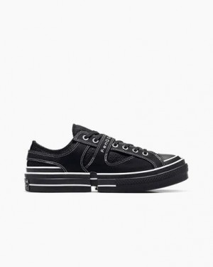 Converse Converse x Feng Chen Wang 2-in-1 Chuck 70 Men Sneakers Black USA | C-24690579