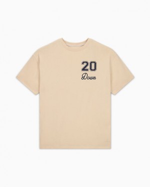 Converse Converse x Patta Gold Standard Men T Shirts Beige White USA | C-63519479