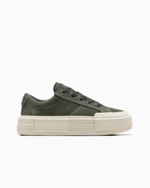 Converse Cruise Suede Women Sneakers Green USA | C-14278369