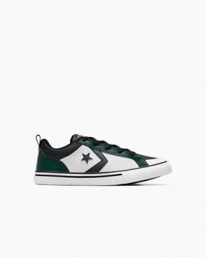 Converse Pro Blaze Kids' Sneakers Green / Black / White USA | C-91307259