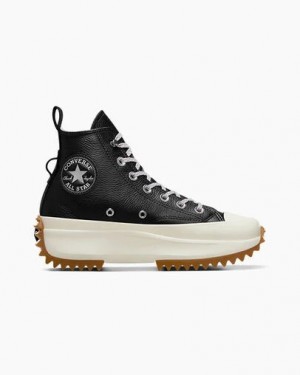 Converse Run Star Hike Women Platform Shoes Black / Orange USA | C-87901659