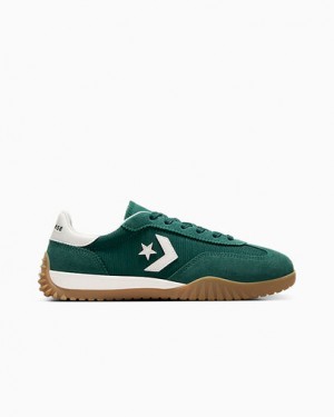 Converse Run Star Women Trainers Green / White USA | C-45692719