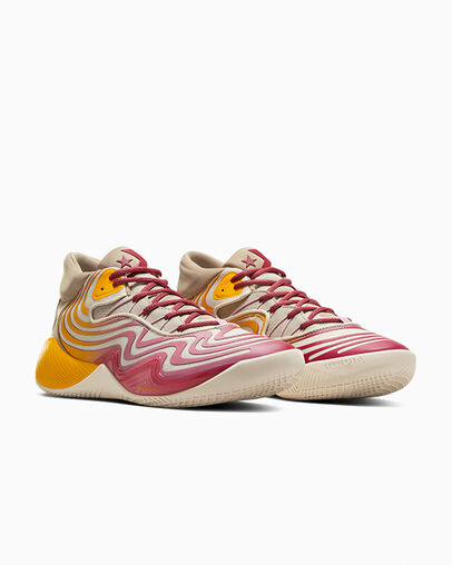 Converse All Star BB Shift CX Men Basketball Shoes Light Beige / Yellow / Pink USA | C-06584799