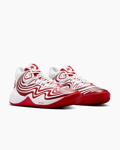 Converse All Star BB Shift CX Women Basketball Shoes White / Red / White USA | C-68012499