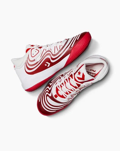 Converse All Star BB Shift CX Women Basketball Shoes White / Red / White USA | C-68012499