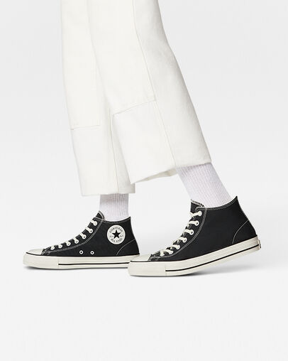 Converse CONS Chuck Taylor All Star Pro Cut Off Men Skate Shoes Black USA | C-17283649