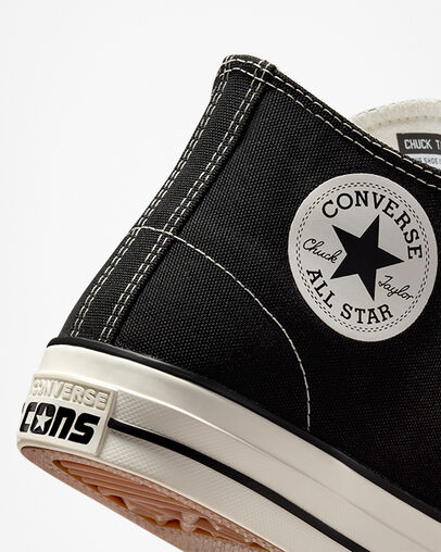 Converse CONS Chuck Taylor All Star Pro Cut Off Men Skate Shoes Black USA | C-17283649