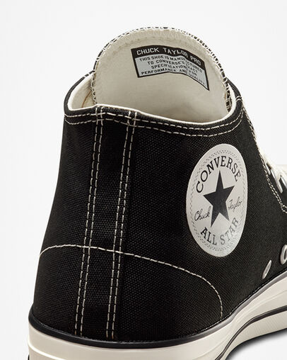 Converse CONS Chuck Taylor All Star Pro Cut Off Men Skate Shoes Black USA | C-17283649