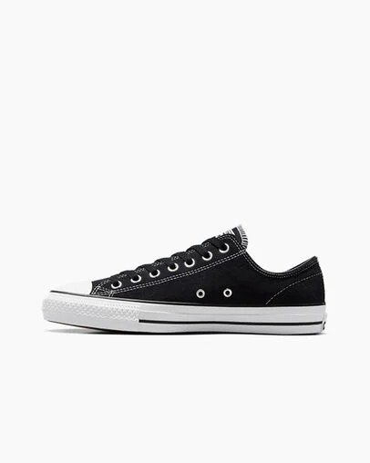 Converse CONS Chuck Taylor All Star Pro Suede Men Skate Shoes Black / White USA | C-83674299