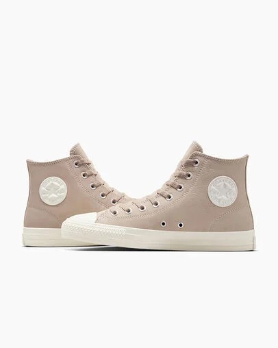 Converse CONS Chuck Taylor All Star Pro Nubuck Men Skate Shoes Beige White USA | C-63217949