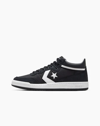 Converse CONS Fastbreak Pro Leather & Suede Men Skate Shoes Black / White USA | C-60934289
