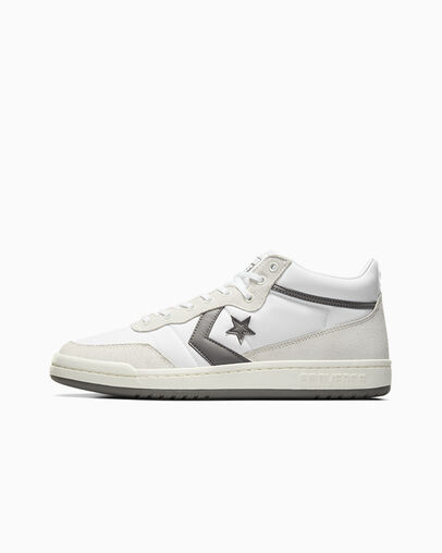 Converse CONS Fastbreak Pro Suede Nylon Women Skate Shoes White / Grey USA | C-91620439