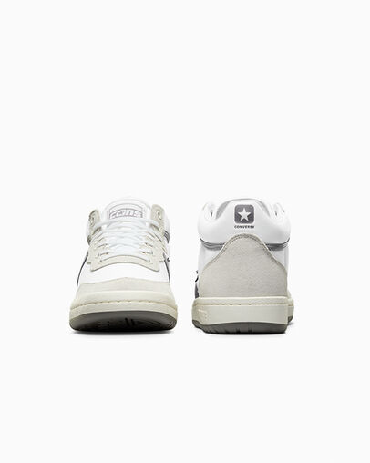 Converse CONS Fastbreak Pro Suede Nylon Women Skate Shoes White / Grey USA | C-91620439