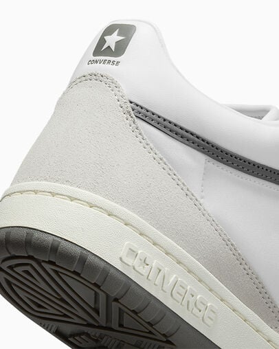 Converse CONS Fastbreak Pro Suede Nylon Women Skate Shoes White / Grey USA | C-91620439