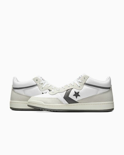 Converse CONS Fastbreak Pro Suede Nylon Men Skate Shoes White / Grey USA | C-83460919