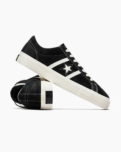 Converse CONS One Star Academy Pro Suede Men Skate Shoes Black USA | C-50631849
