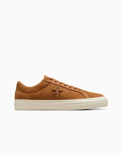 Converse CONS One Star Pro Nubuck Men Tennis Shoes Brown USA | C-69428019