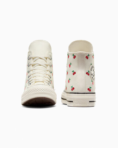 Converse Chuck 70 Cherries Women Sneakers White / Black / Red USA | C-47081399