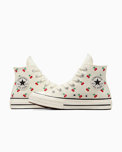Converse Chuck 70 Cherries Women Sneakers White / Black / Red USA | C-08352749