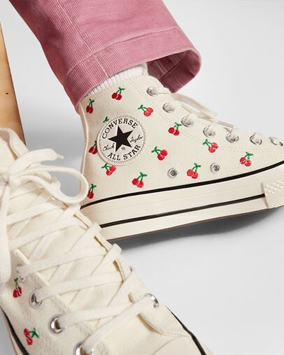 Converse Chuck 70 Cherries Women Sneakers White / Black / Red USA | C-08352749