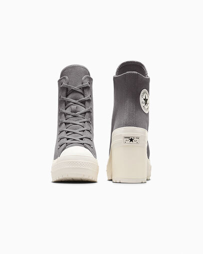 Converse Chuck 70 De Luxe Heel Women Platform Shoes Grey USA | C-04927169