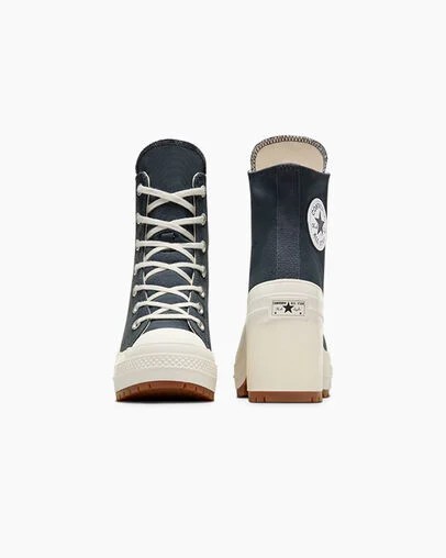 Converse Chuck 70 De Luxe Heel Women Sneakers Grey / Black USA | C-48637299