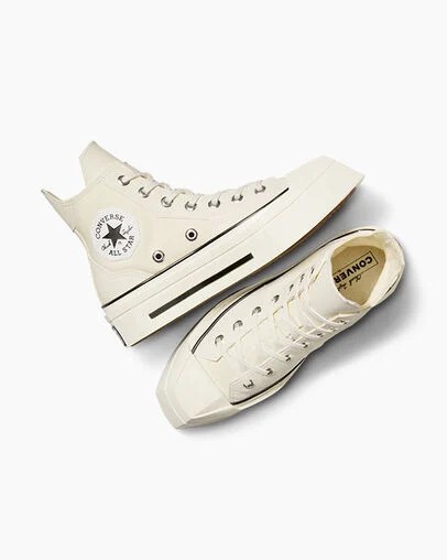 Converse Chuck 70 De Luxe Squared Men Sneakers White USA | C-27153499