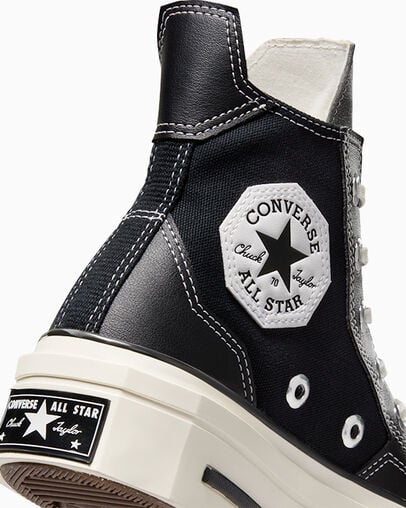 Converse Chuck 70 De Luxe Squared Women Sneakers Black USA | C-20754919