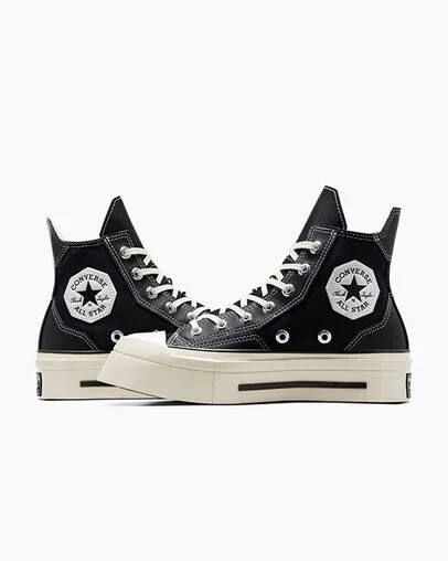 Converse Chuck 70 De Luxe Squared Women Sneakers Black USA | C-20754919